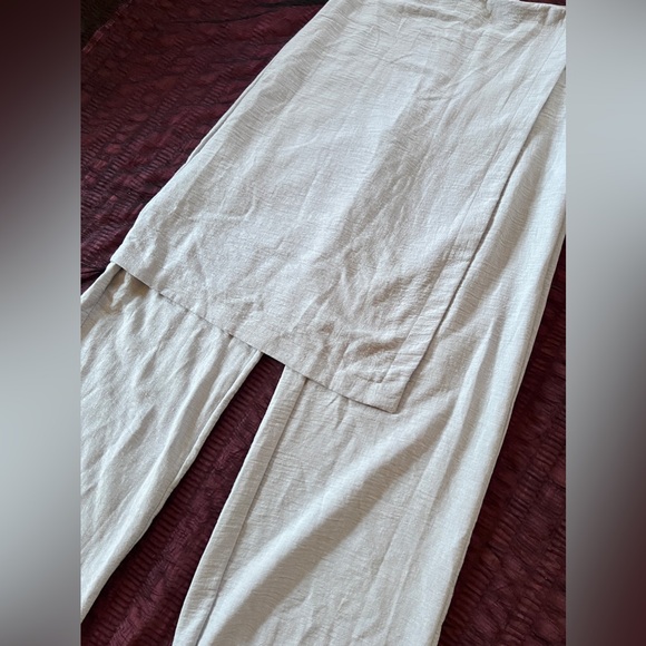 Zara Trousers with Skirt Overlay Size Small - Picture 2 of 9